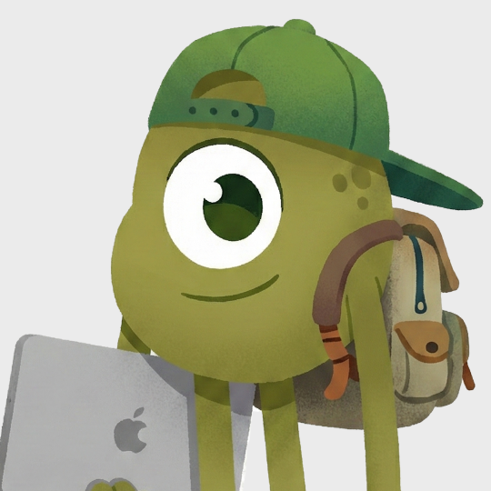 web designer mascot