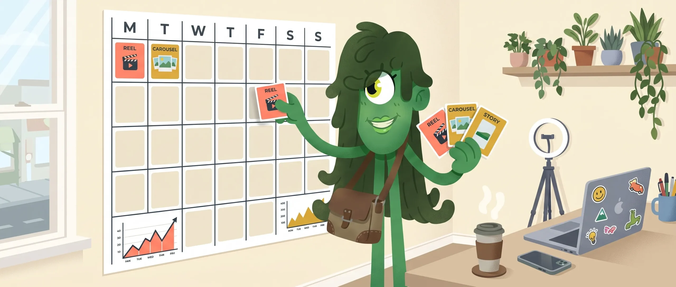 Social media content planning by Nifty Studio
